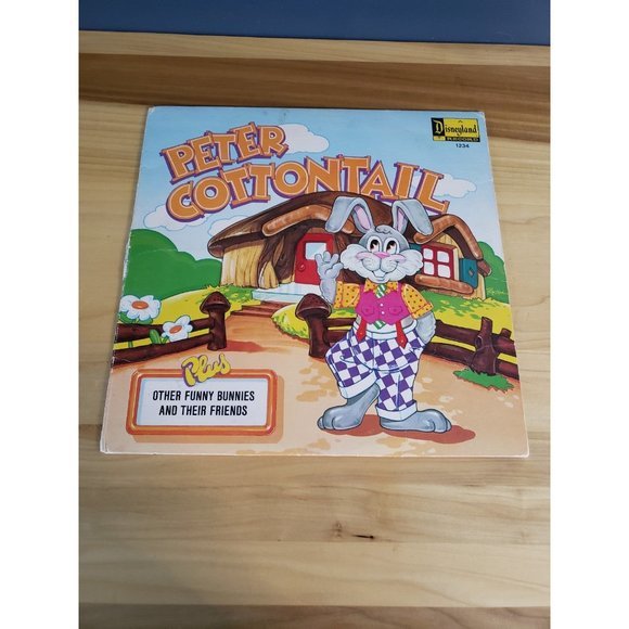 1972 Disneyland Records Peter Cottontail 33 1/2 LP Vinyl - Picture 1 of 5